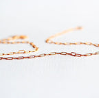 Saressa Designs Textured Paperclip Necklace