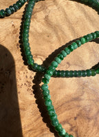Guatemalan Jadeite Bead Bracelet - 4X3mm beads - Sold Individually