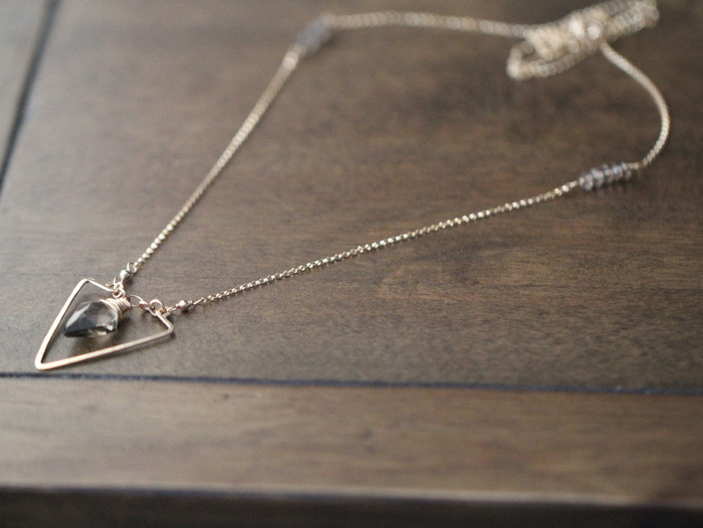 Saressa Designs Spearhead Necklace - As displayed at the 2014 GBK Primetime Emmys Luxury Lounge