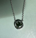 Canadian Jade and Silver Star Pendant - 2476
