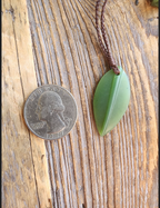 Jade Leaf, Pendant 30mm