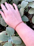 Alison Morse Delicate Byzantine Chainmaille Bracelet in Copper