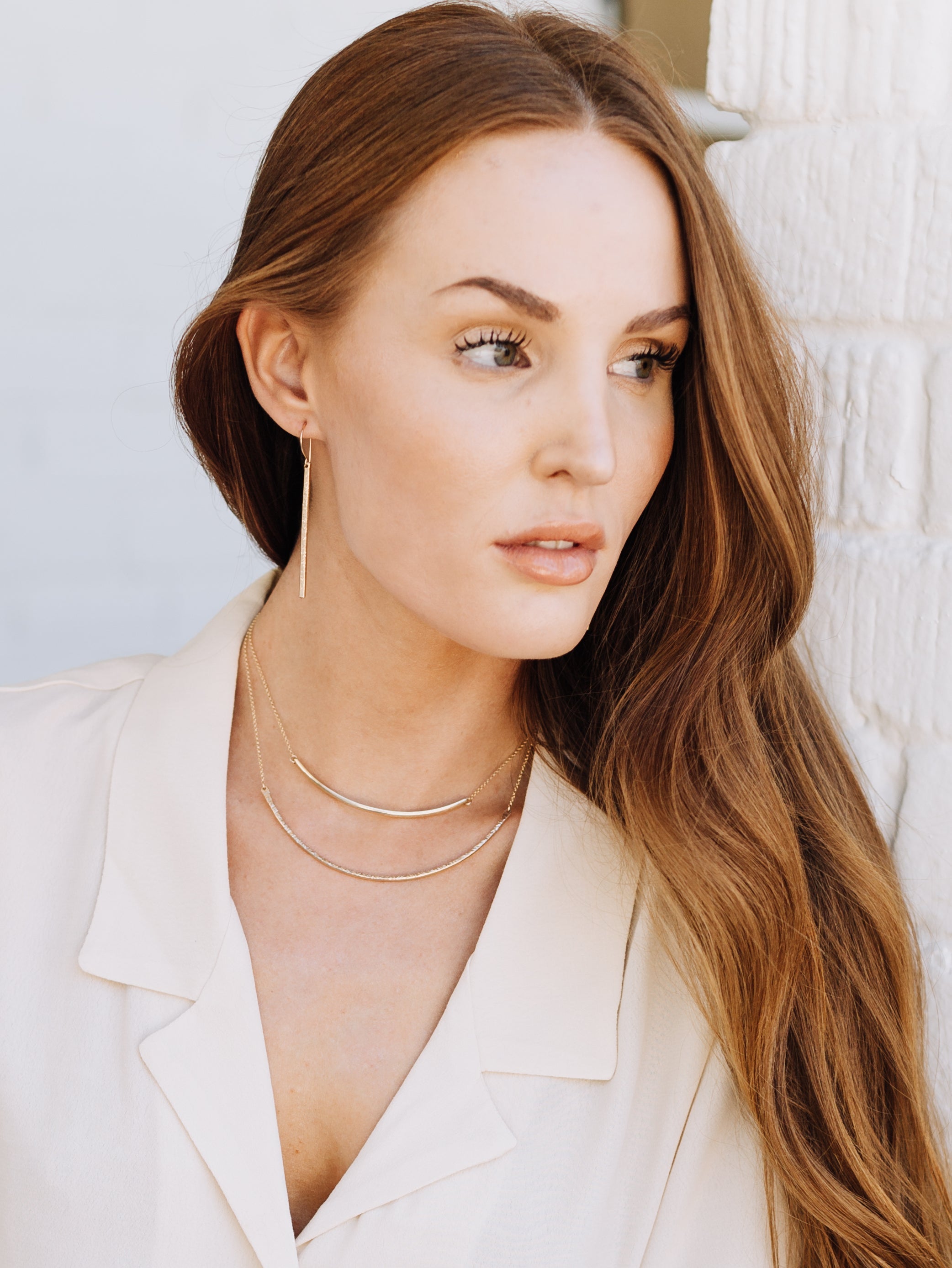 Saressa Designs Contour Collar Necklace - ( As Seen On Arrow )