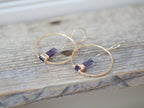 Saressa Designs Sunrise Earrings - Fluorite ( As Seen On Chambers )