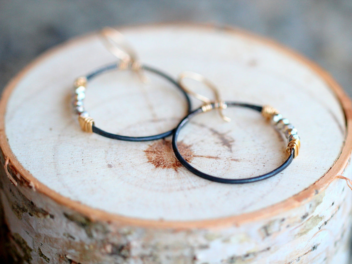 Saressa Designs Argonaut Hoops - ( As seen on This Is Us )