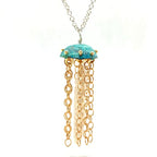 Alison Morse Green Copper Jellyfish Necklace