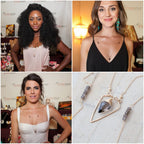 Saressa Designs Spearhead Necklace - As displayed at the 2014 GBK Primetime Emmys Luxury Lounge