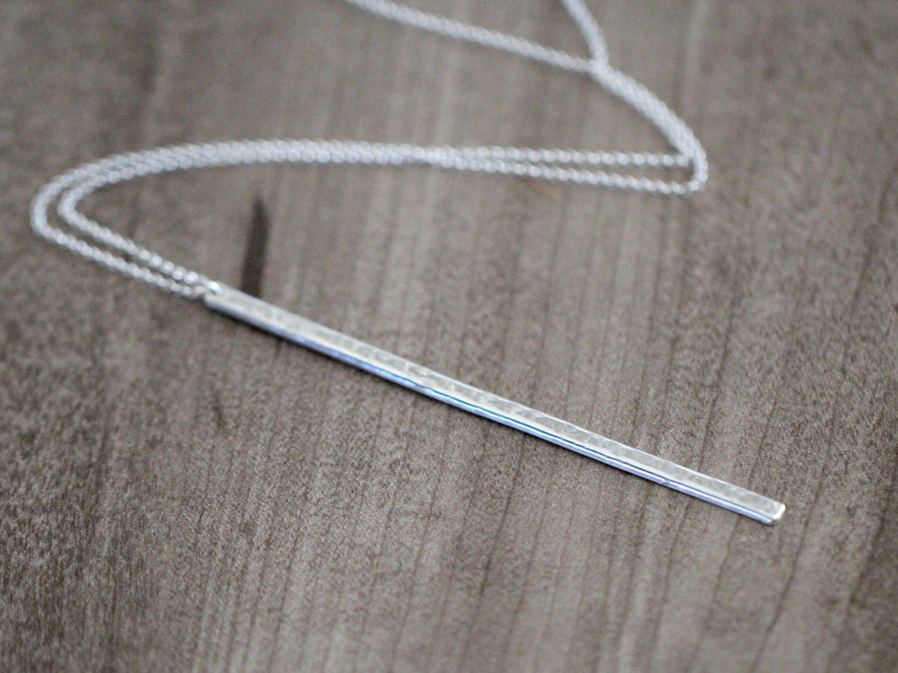Saressa Designs Long Bar Necklace