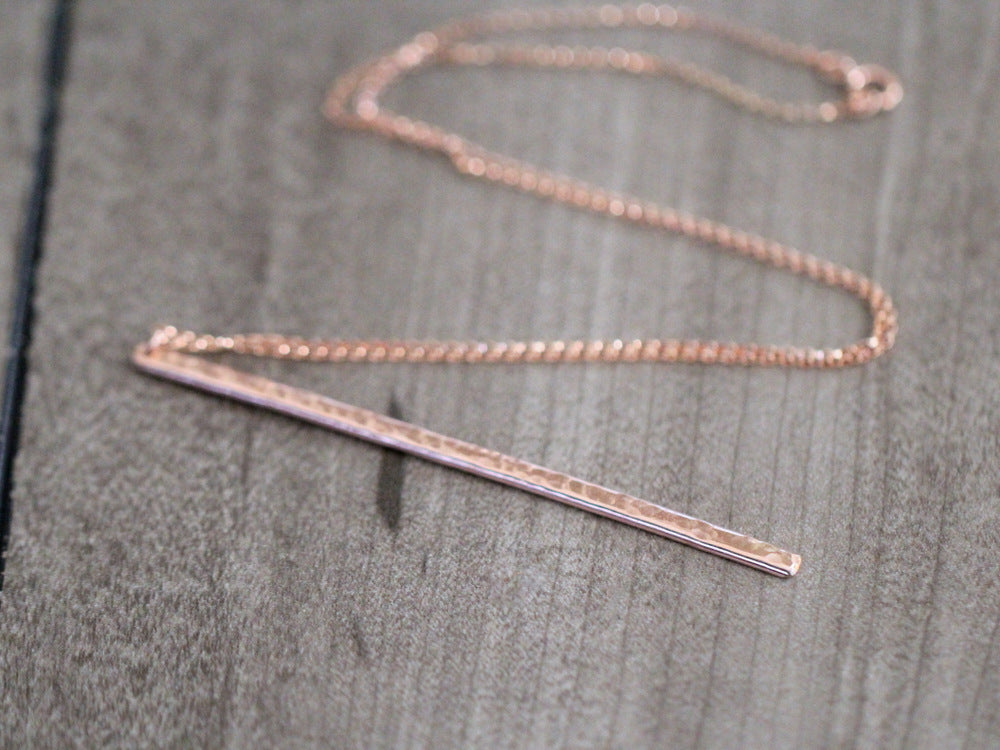 Saressa Designs Long Bar Necklace
