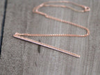 Saressa Designs Long Bar Necklace