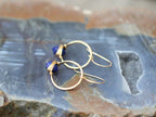 Saressa Designs Pike Hoops - Lapis Lazuli  ( As Seen On The Sinner )