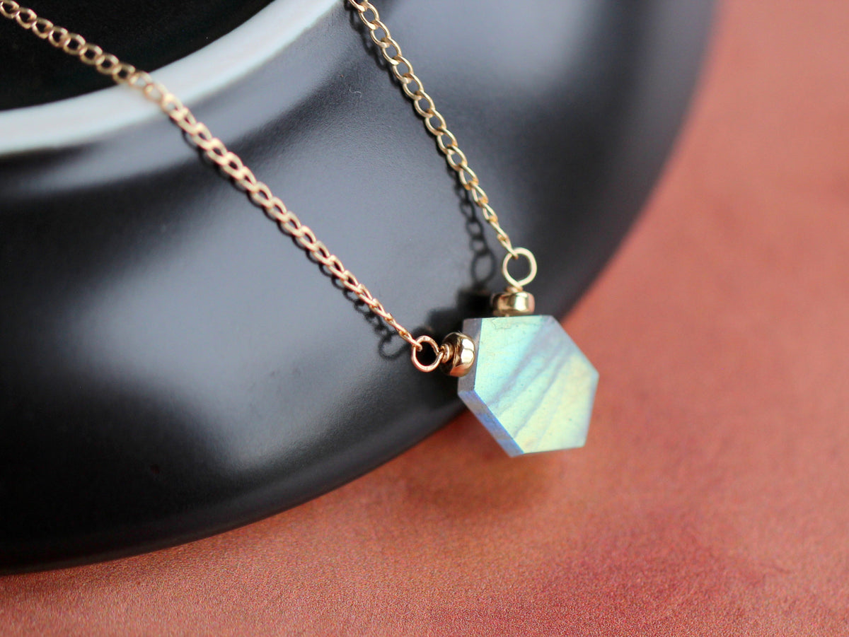 Saressa Designs Prism Necklace - Labradorite