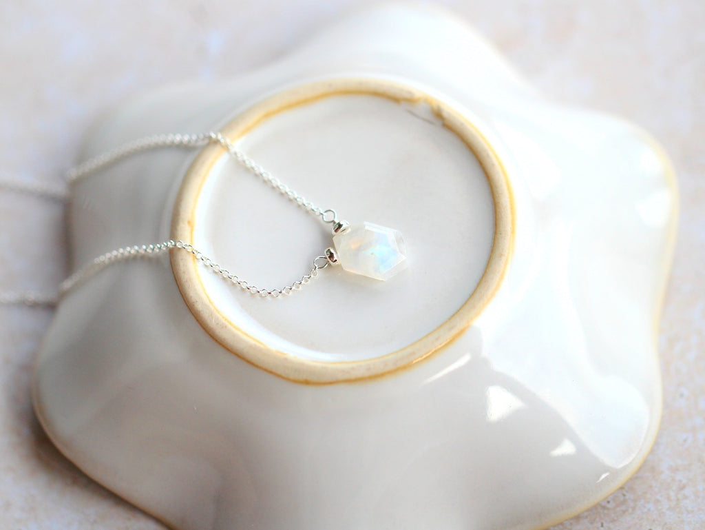Saressa Designs Prism Necklace - Moonstone