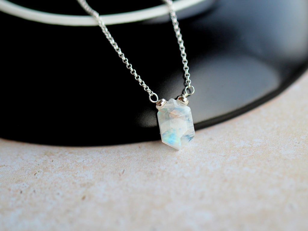 Saressa Designs Prism Necklace - Moonstone