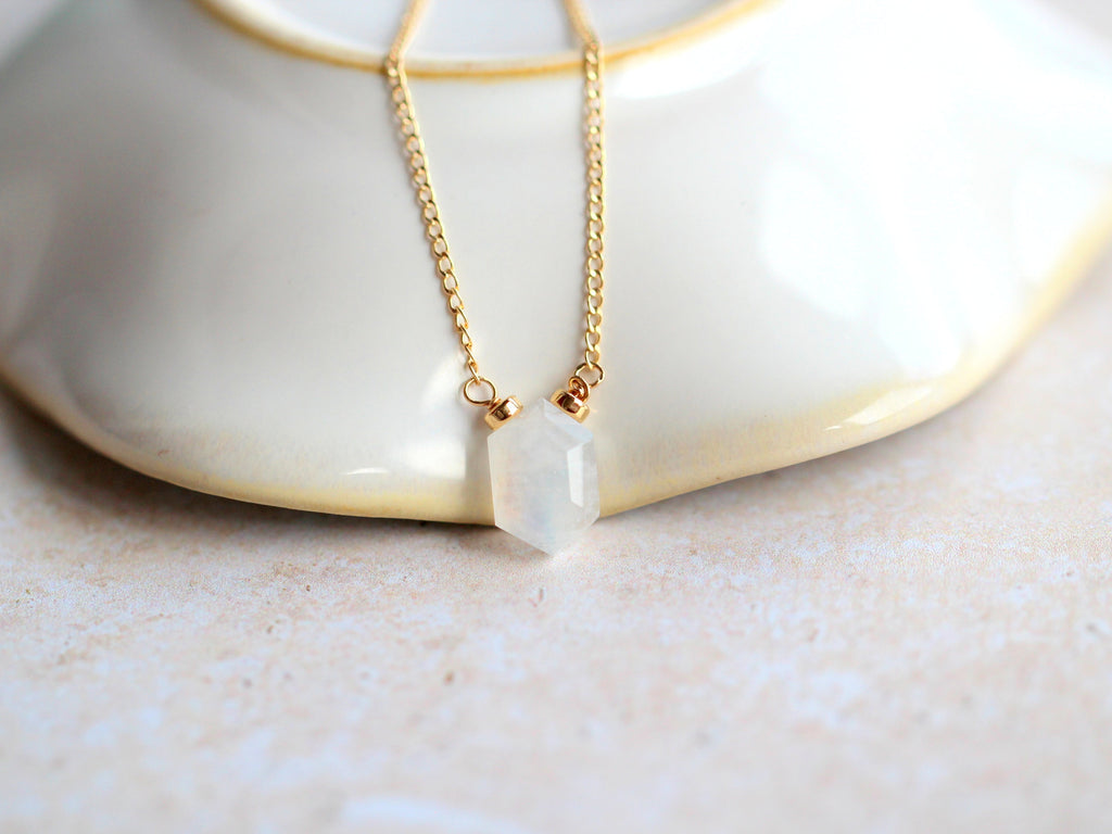 Saressa Designs Prism Necklace - Moonstone