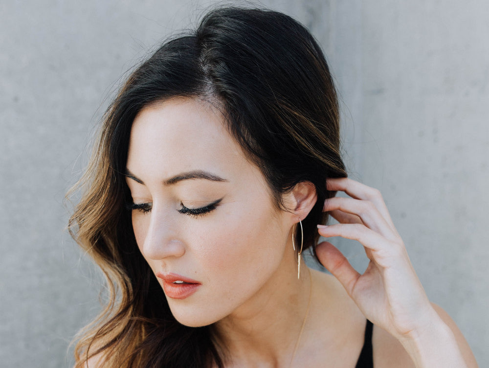 Saressa Designs Quill Earrings - As Seen On You + The Order ( Netflix )