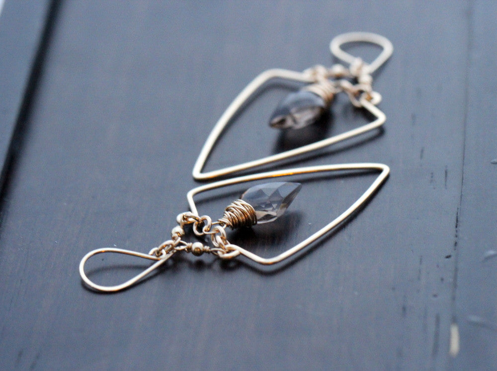 Saressa Designs Spearhead Earrings - As Seen On Chelsea Kane