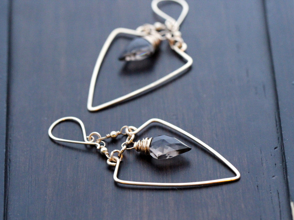 Saressa Designs Spearhead Earrings - As Seen On Chelsea Kane