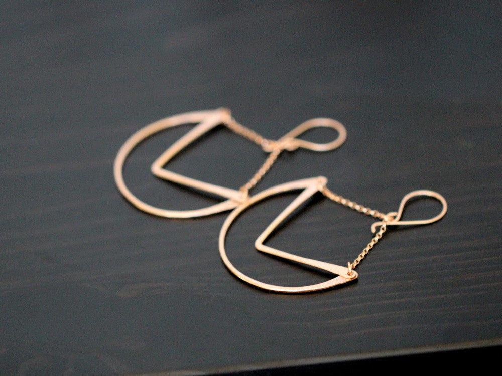 Saressa Designs Tulip Hoops - ( As Seen on Fuller House )