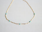 Saressa Designs Scalloped Turquoise Choker - As Seen On Home Economics