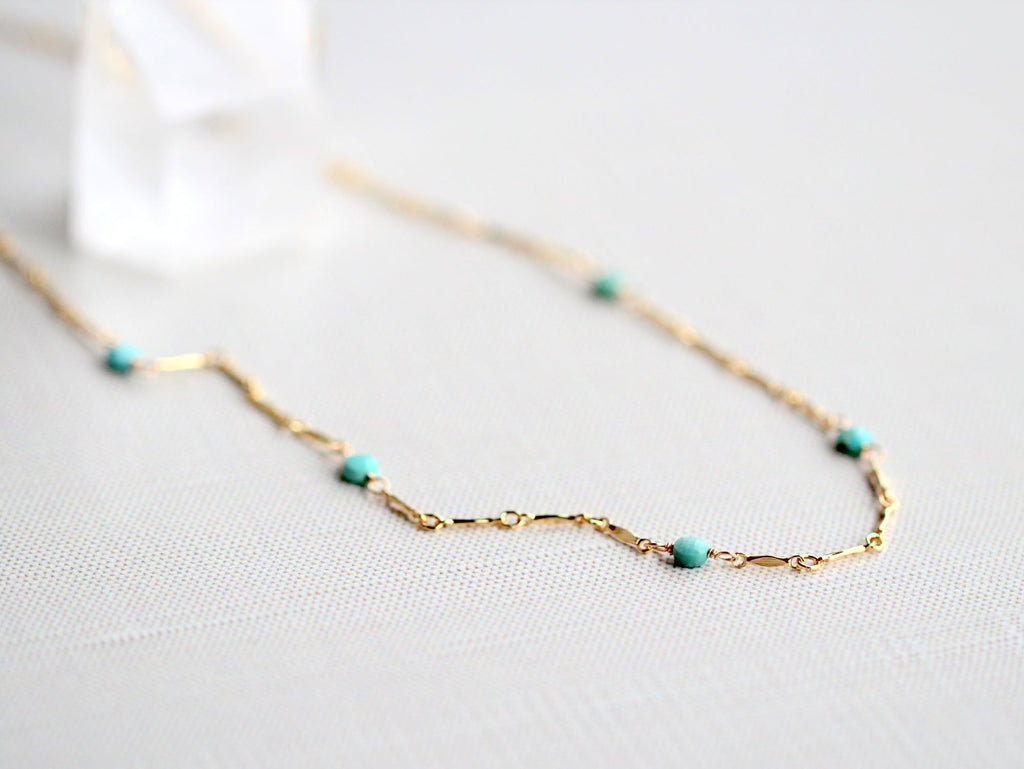 Saressa Designs Scalloped Turquoise Choker - As Seen On Home Economics