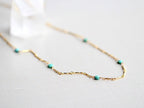 Saressa Designs Scalloped Turquoise Choker - As Seen On Home Economics