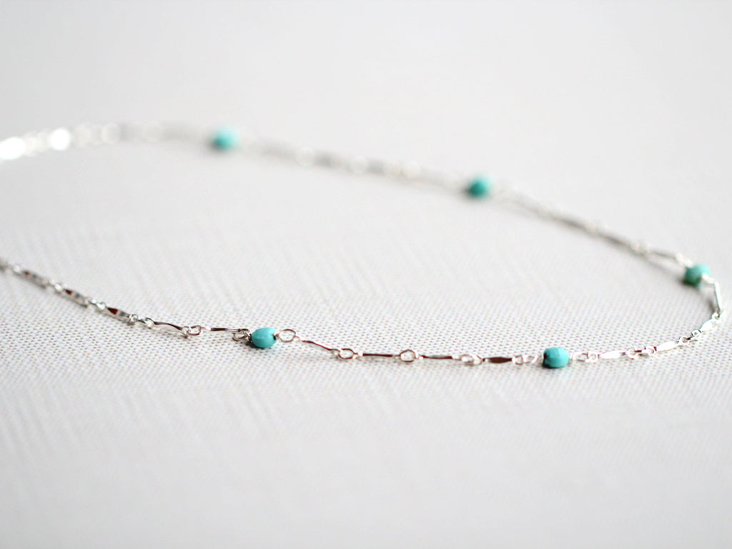 Saressa Designs Scalloped Turquoise Choker - As Seen On Home Economics