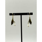 Michael Michaud White Lily of the Valley Wire Earrings