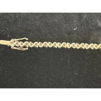925 Sterling Silver Gold Plated Tennis Bracelet