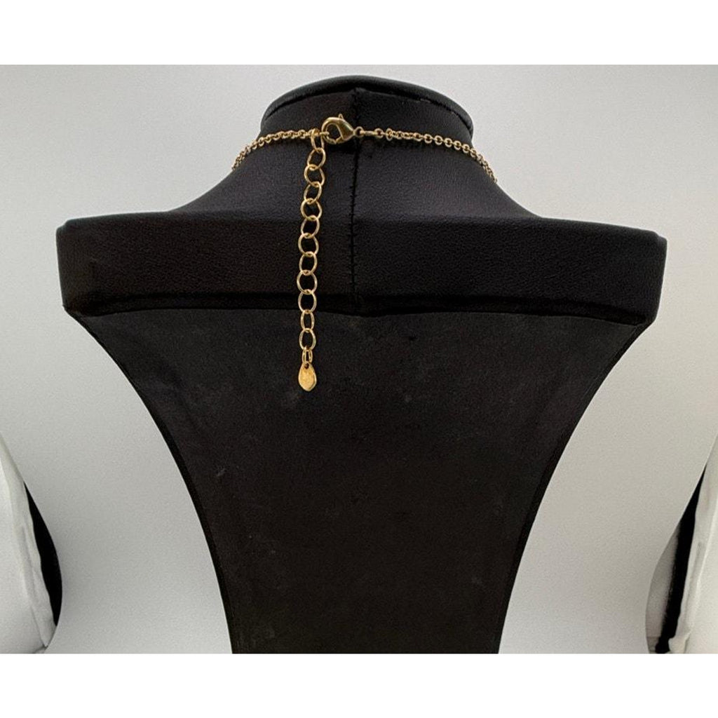 Michael Michaud Ginkgo Large Drop Pendant Necklace