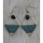 Native American Chippewa Handmade Beaded Earrings