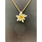 Michael Michaud Edelweiss 16" Adj. Dangle Pendant Necklace