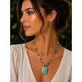 Native American Navajo Mary Roanhorse Magnesite Pendant Necklace