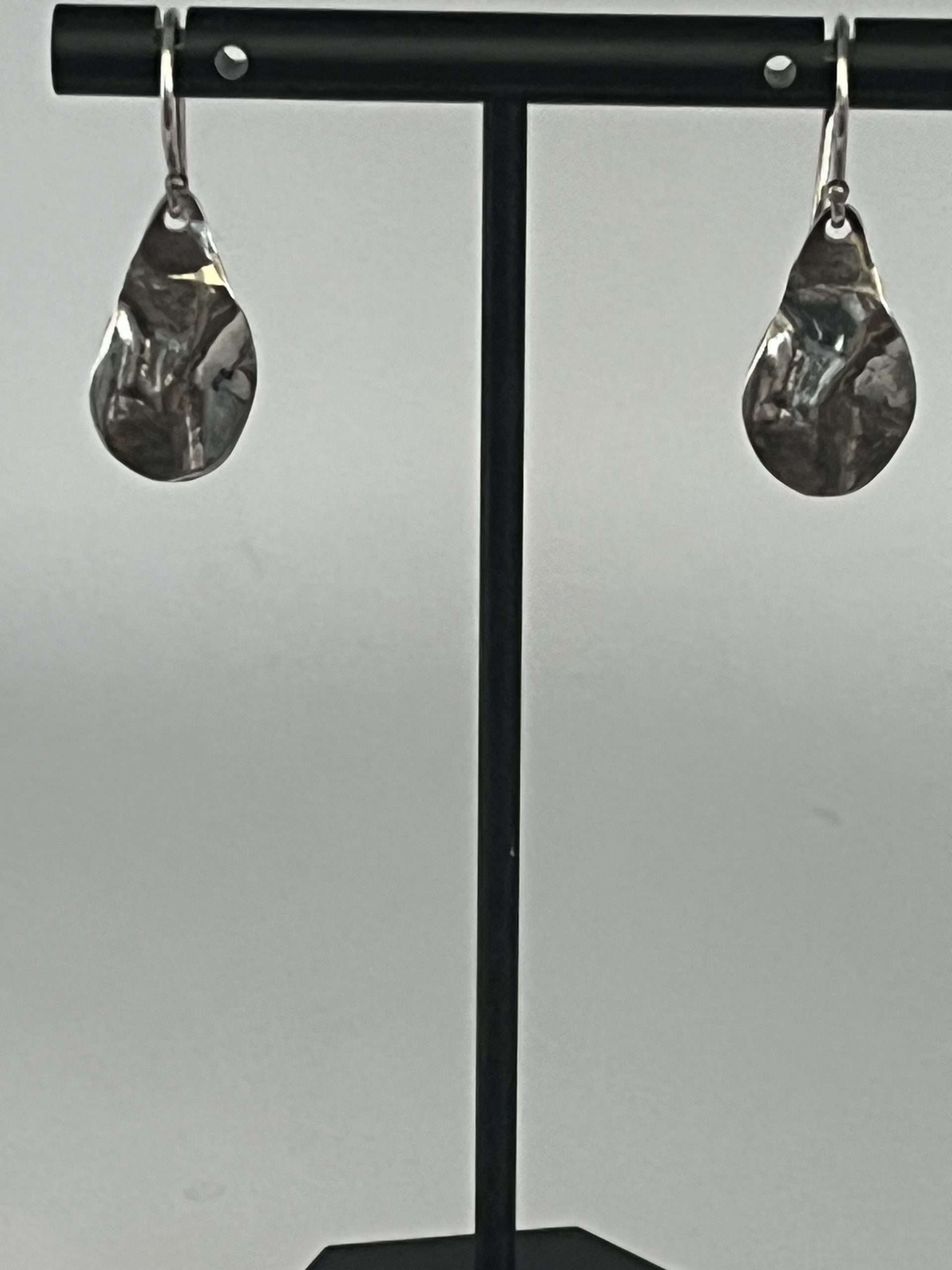 Silpada 'Instant Classic' Wrinkled dangle Textured Sterling Silver Earrings