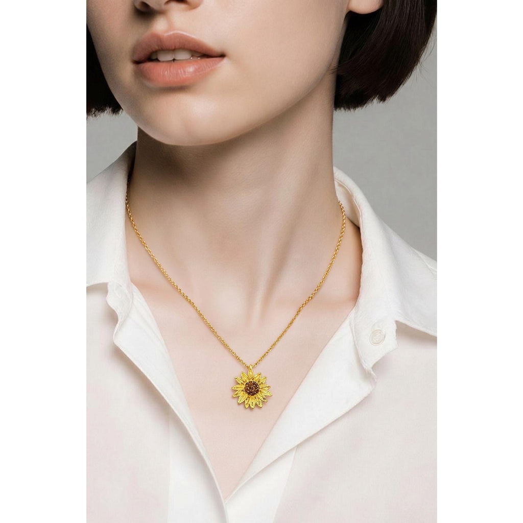 Michael Michaud Sunflower Petite Pendant Necklace
