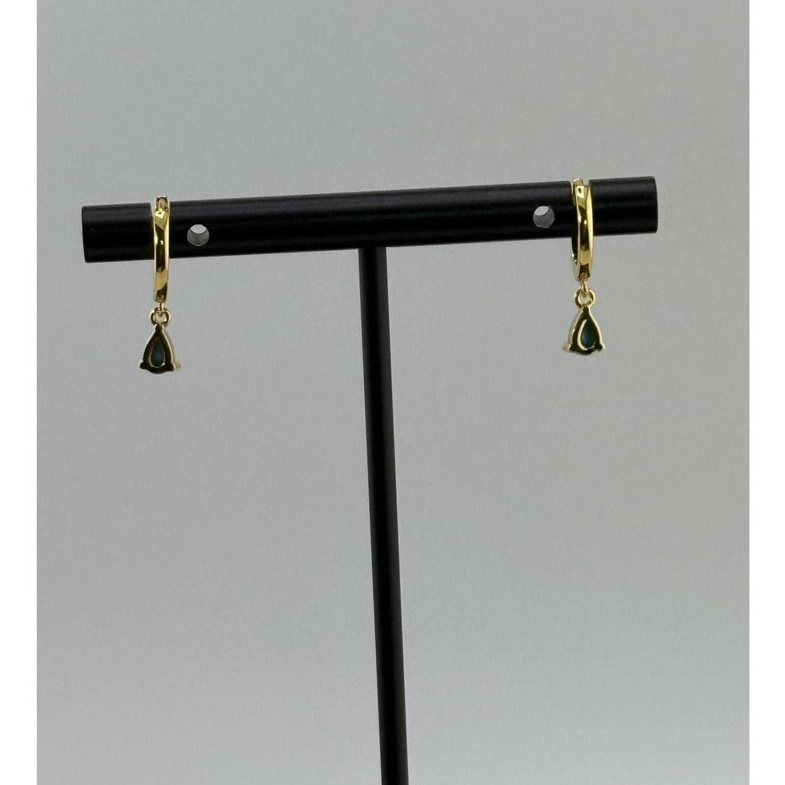 Namaste Handmade 'Annalisa' Drop Turquoise Earrings
