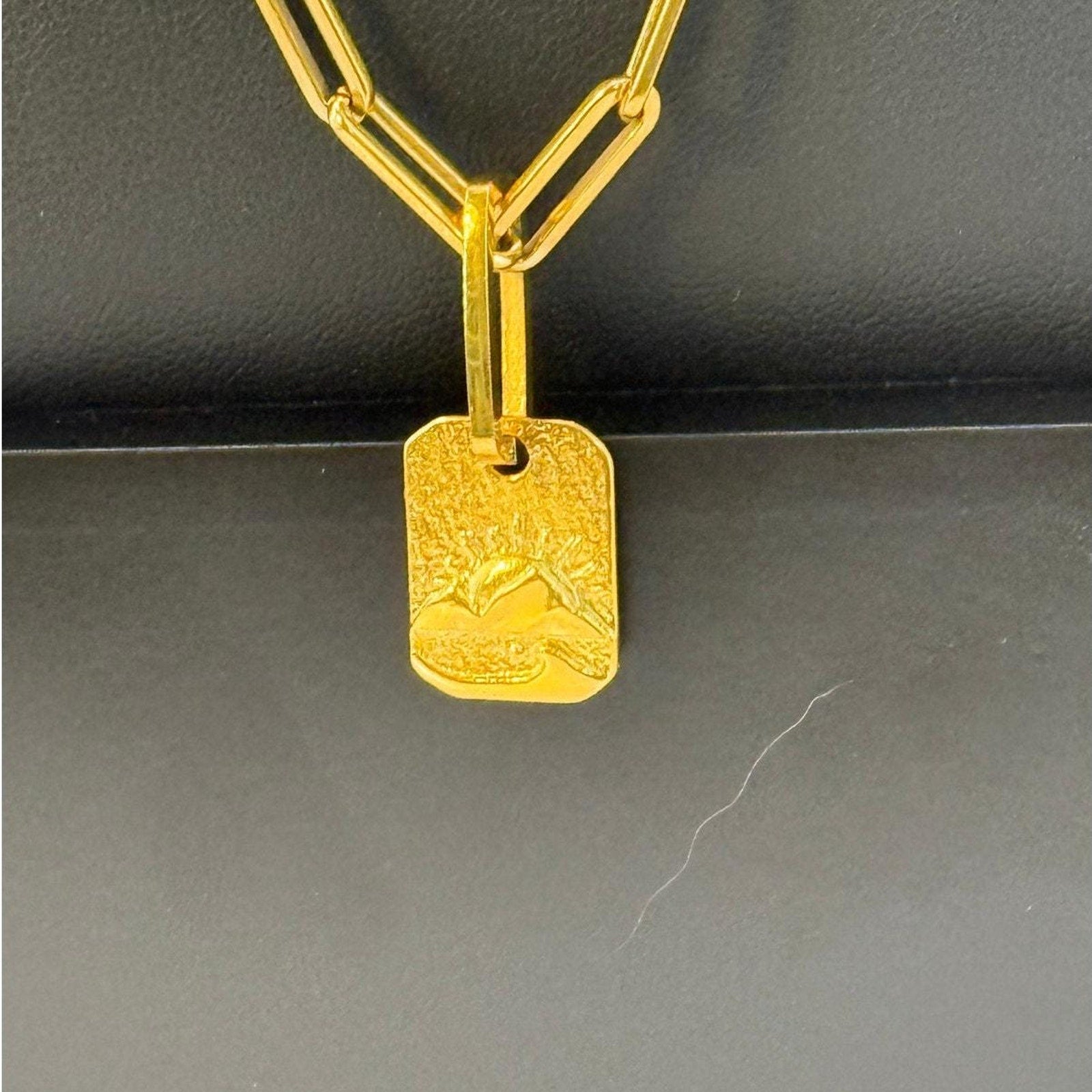 Namaste Handmade Sunset Pendant Necklace