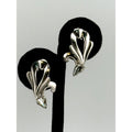 925 Sterling Silver Shell Shape CZ Earrings