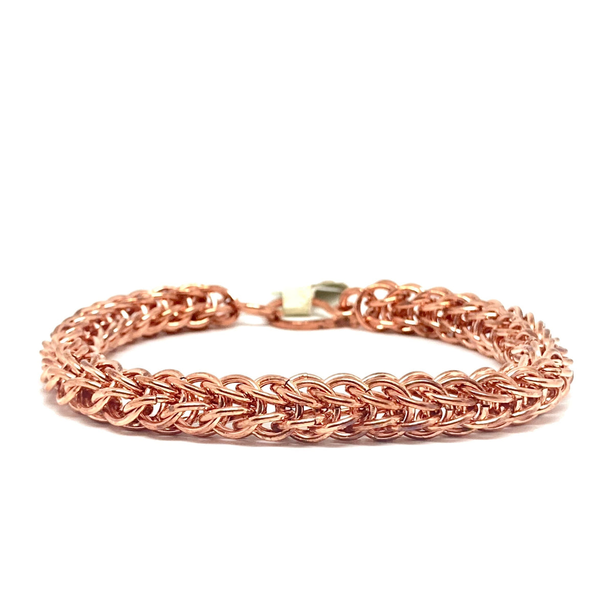 Alison Morse Chunky Foxtail Chainmaille Bracelet in Copper - Sarasotabydesign