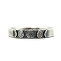 Alison Morse Moon Phase Band Ring in Sterling Silver - Sarasotabydesign