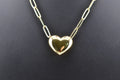Rachel Reinhardt 14K Gold Vermeil Puffy Heart Pendant Necklace