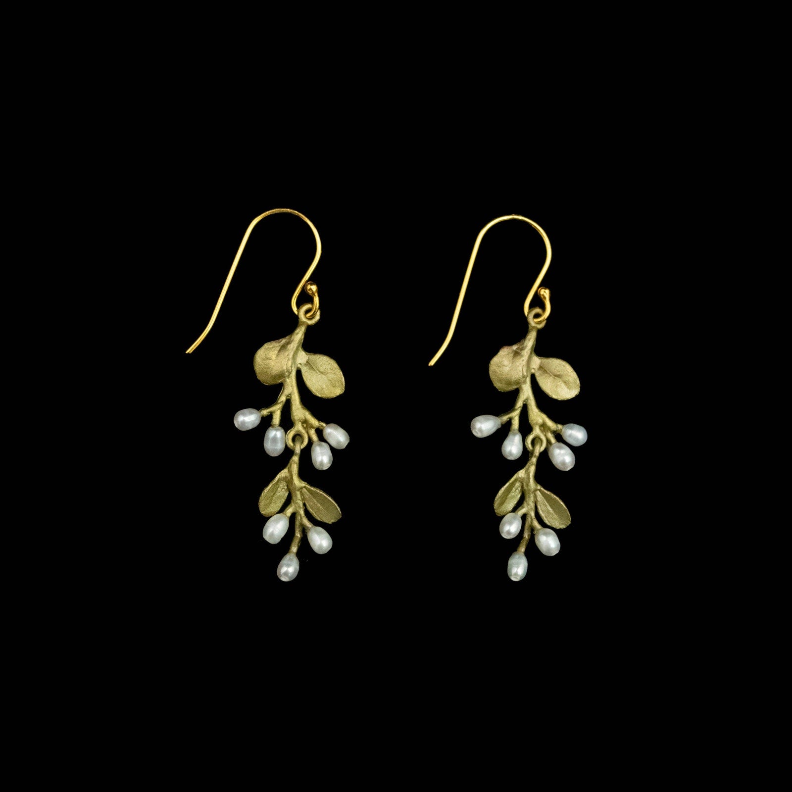 Michael Michaud Japanese Firethorn Wire Earrings