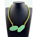 Karine Sultan Enamel Embellishment Collar Necklace