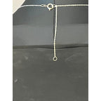 Sterling silver rough cut Ruby slice pendant necklace