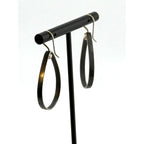 Jane Diaz Sterling Silver Triangle Mobile Drop Earrings