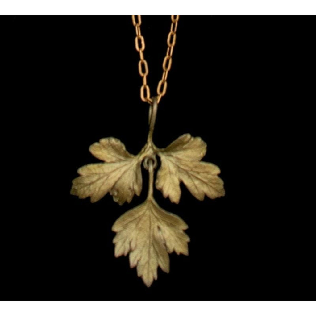 Michael Michaud Petite Herb Parsley Pendant Necklace
