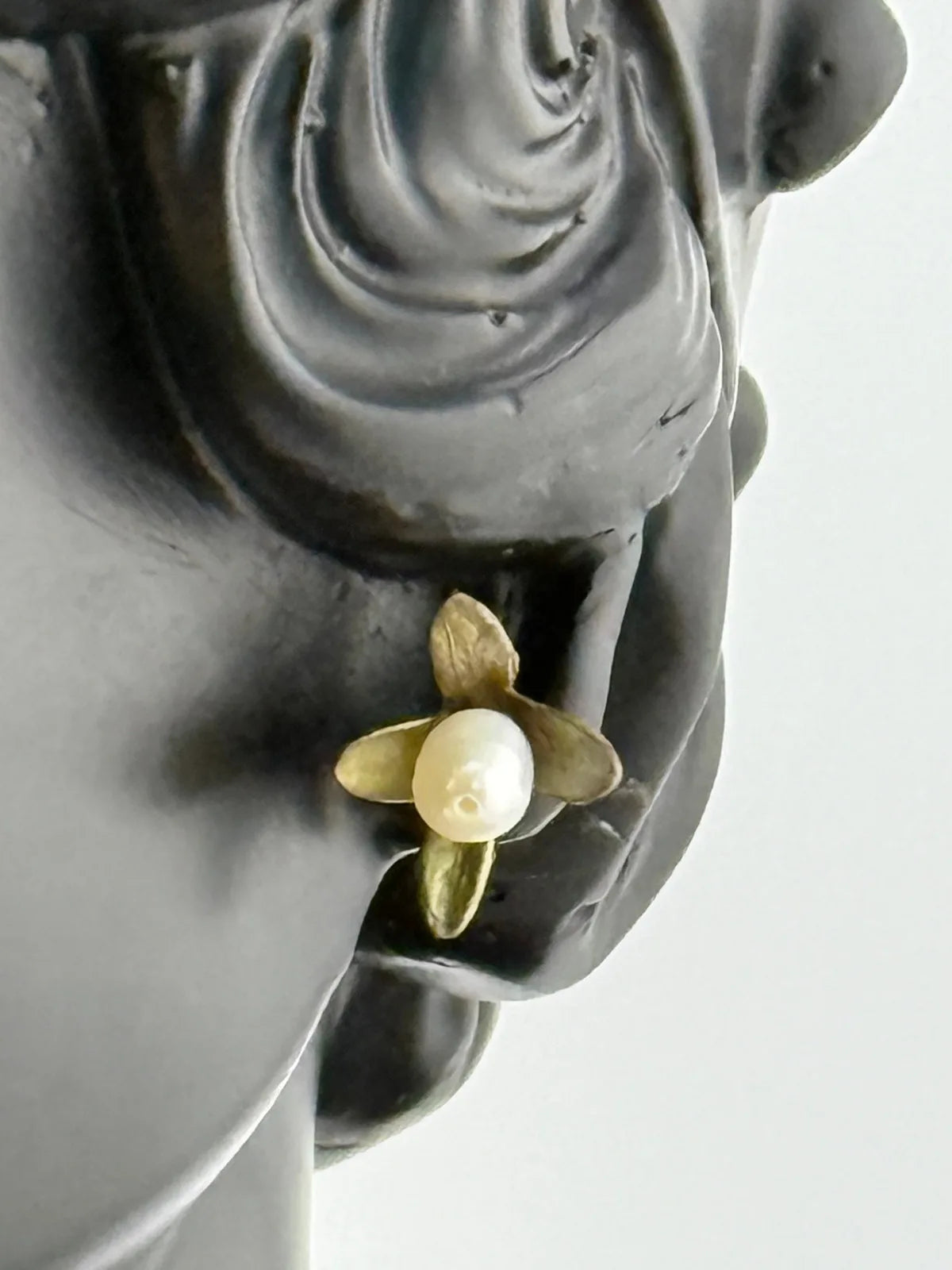 Michael Michaud Boxwood Post Stud Earrings