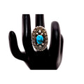 Sterling Silver Turquoise Ring By Larry Smith
