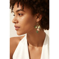 Michael Michaud Sweet Potato Vine Dangle Earrings