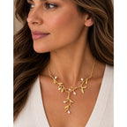 Michael Michaud Night Willow Gold Pendant Necklace